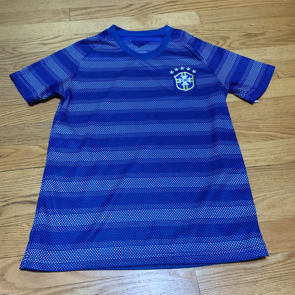 Brazil National team soccer jersey. David Luiz.